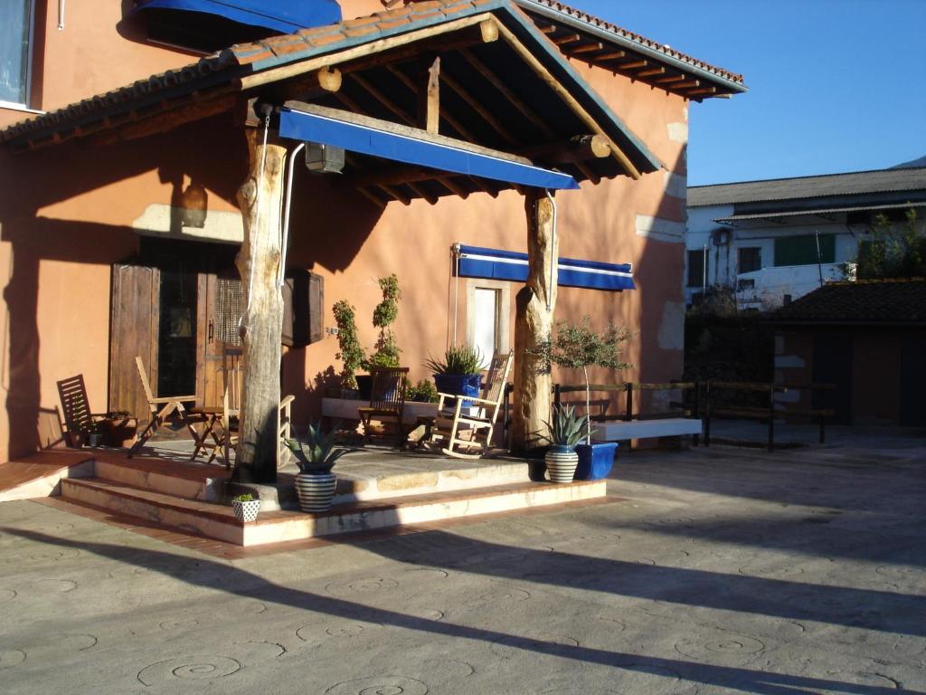 Posada Tresmentiras Aldeanueva del Camino Dış mekan fotoğraf